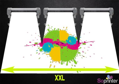 Impression format XXL avec raccords 