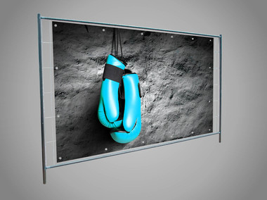 Visuel pour barrière HERAS de chantier