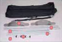 composition du mur d'image télescopique portable