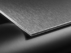plaque sandwich alu 3 mm dibond Aalu brossé gris