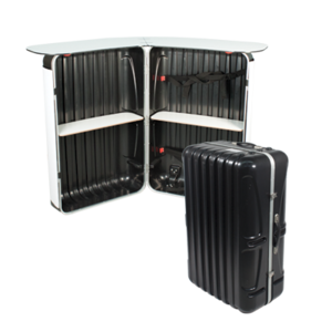valise de transport avec tablette intégrée