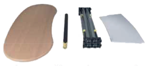 inclus dans le kit complet comptoir parapluie