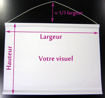 tenture murale soprinter vue ensemble dimensions description drisse