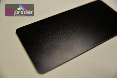 dibond aluminium design noir brossé