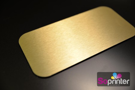 dibond aluminium design or brossé