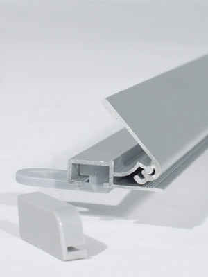 Profilé supérieur en aluminium du kakemono soprinter embout crochet