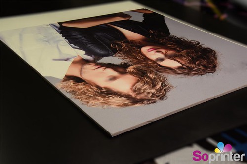 impression directe PVC 3mm blanc