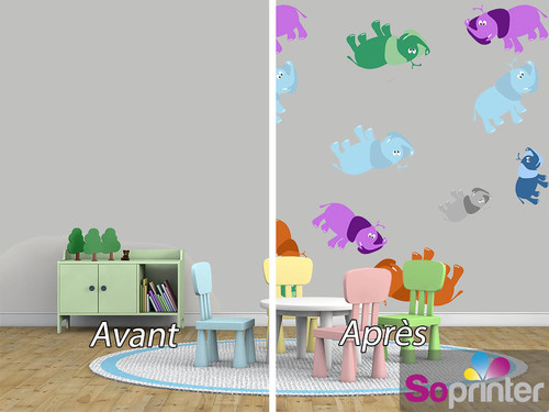 impression decotex mural