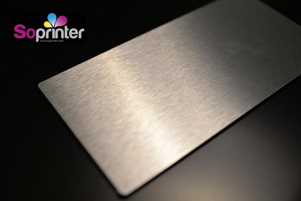 dibond aluminium design argent brossé