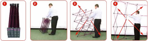 Montage de la structure en aluminium