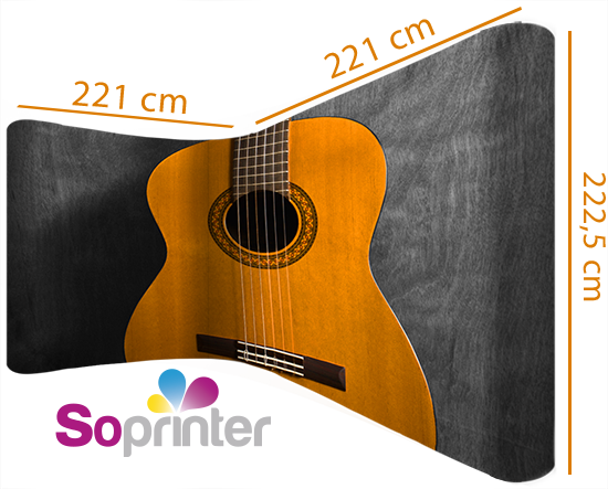 Stand parapluie en L 3 X 4