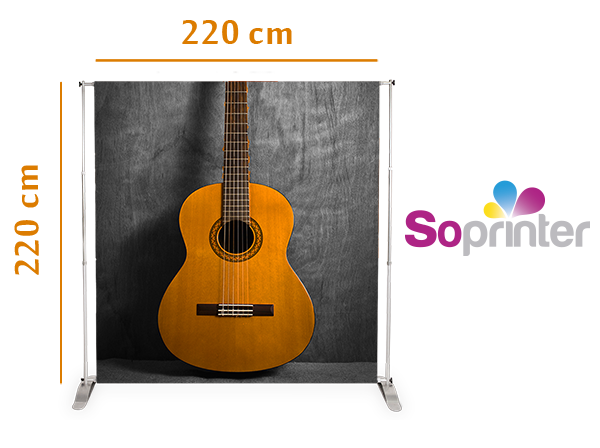 Mur image télescopique 220 cm