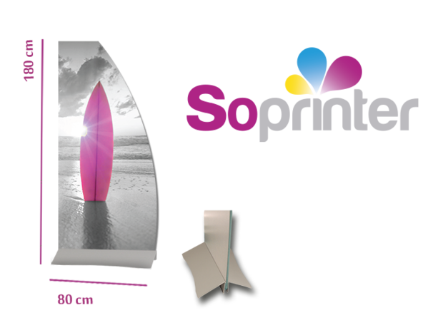 Totem rigide courbe