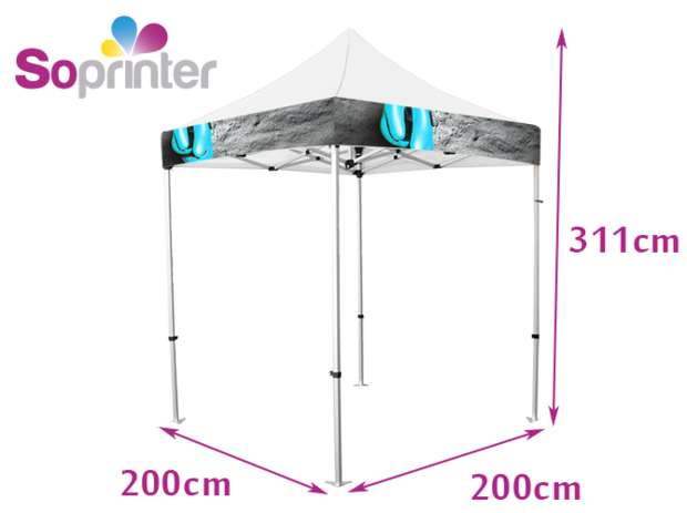 Tente 2X2 fronton