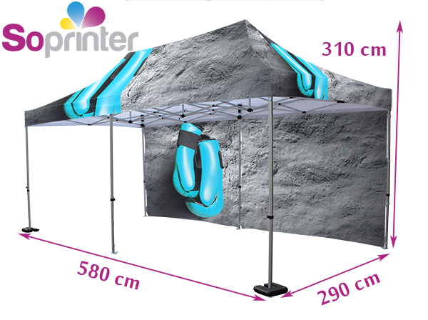 Tente 3 X 6 toit murs