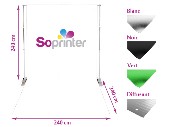 Fond pour studio photo et vidéo