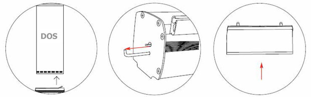 Montage du visuel sur le carter