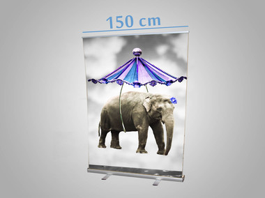 Enrouleur, Roll Up Standard 150 cm de largeur et 200 cm de hauteur