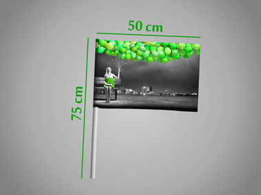 drapeau à agiter 75 cm
