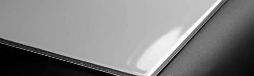 Plaque Sandwich alu 3 mm Blanc