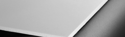 Vinyle contre-collé sur PVC Blanc M1 