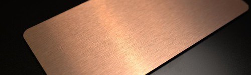 Plaque Sandwich alu brossé cuivre 3 mm