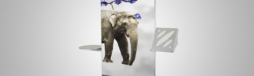 Enrouleur, Roll Up tablette et porte documents 200 cm