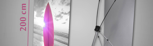 X-Banner 80 x 200 cm (visuel de 75 x 190 cm)