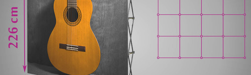 Stand textile droit 3 X 4 sans retours