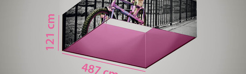 Enseigne suspendue carrée 487 cm